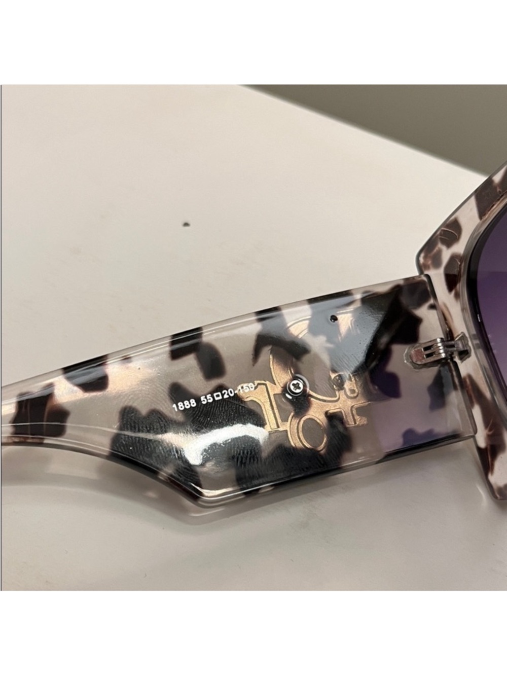 Dior Women's Oversized Tortoiseshell Sunglasses - Gray Gradient - Picture 5 of 6